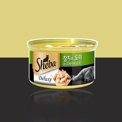 쉬바 고양이캔 참치와도미 85g