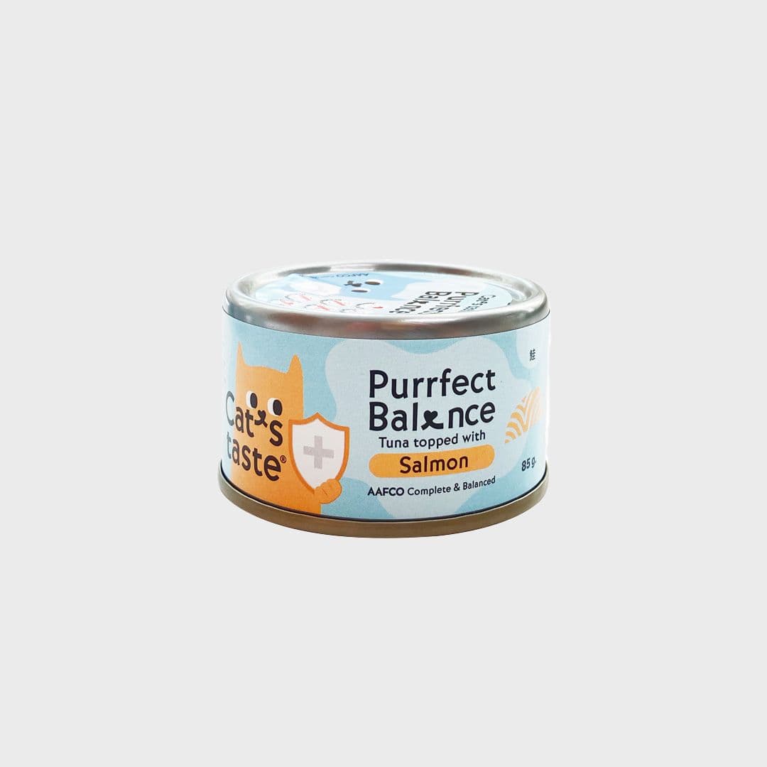 캣츠테이스트 퍼펙트 밸런스 연어 주식캔 85g