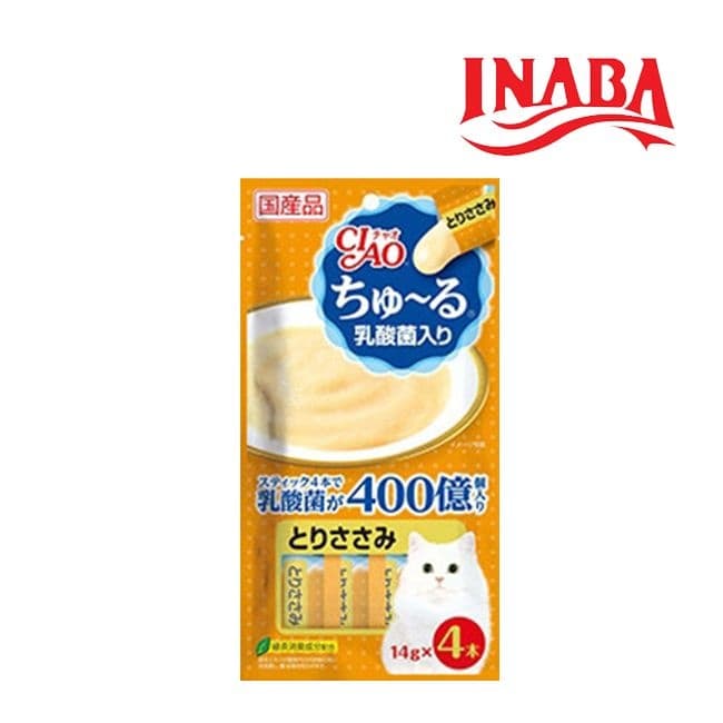 이나바 챠오츄르 고양이간식 (sc-233) 유산균닭가슴살 56g