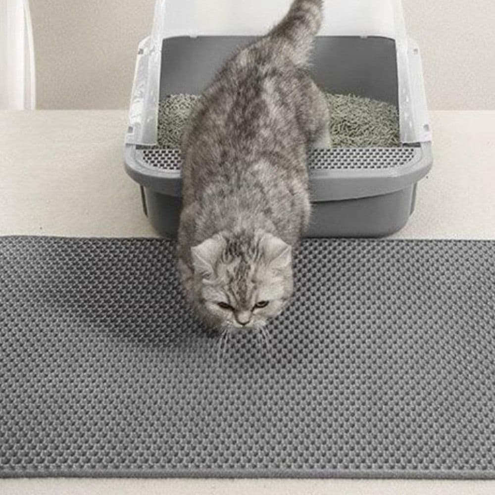 고양이 모래매트 60X90CM 반려묘매트 모래방지매트 고양이화장실발판 고양이발판