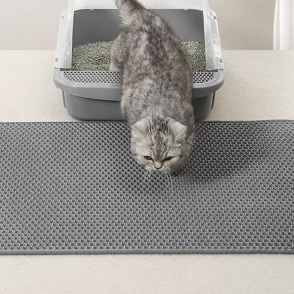 고양이 모래매트 55X75CM 고양이배변매트 고양이발매트 고양이모래매트 고양이화장실매트