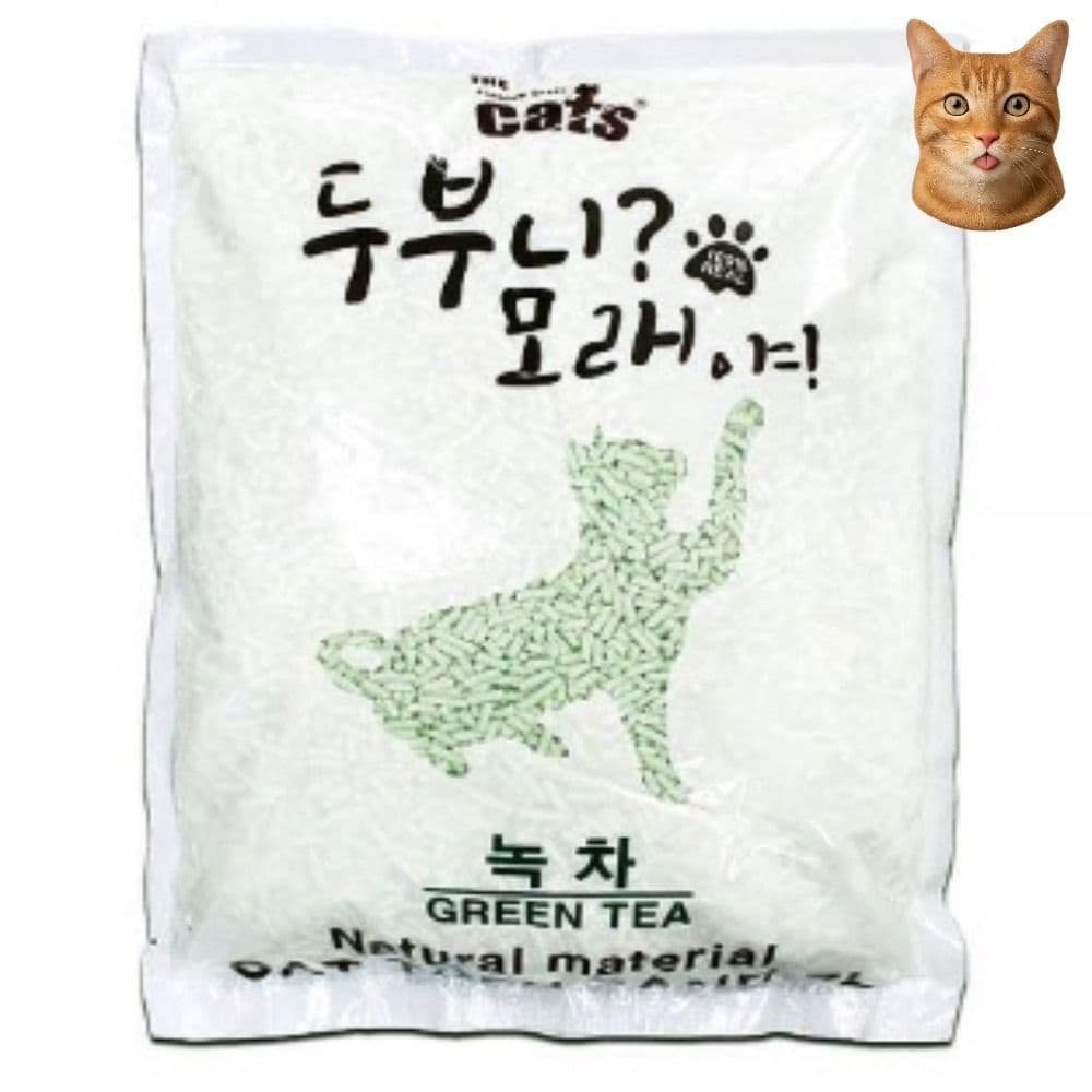 고양이 두부모래 녹차 7L 고양이펠렛 고양이모래 고양이변기 고양이모레