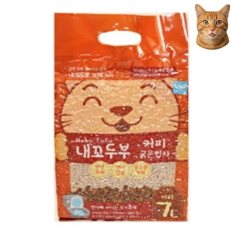 고양이 두부 모래 7L 커피 고양이화장실 고양이변기통 캣화장실 캣모래