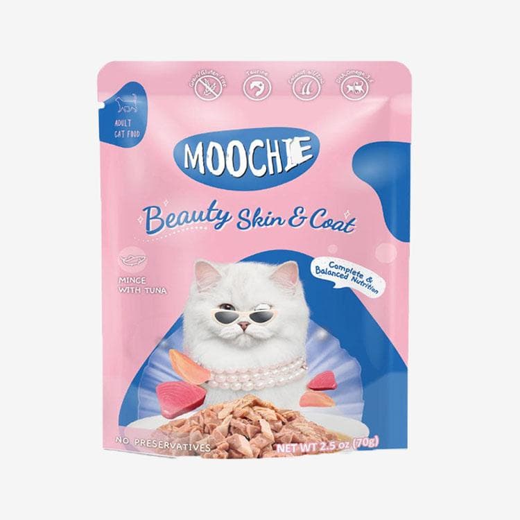 무치 고양이 캣 참치 민스 피모건강 (70g) 습식사료 파우치