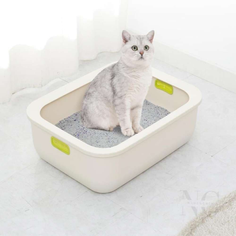 몽드 고양이 화장실 아이보리 고양이화장실통 고양이배변통 고양이실내화장실