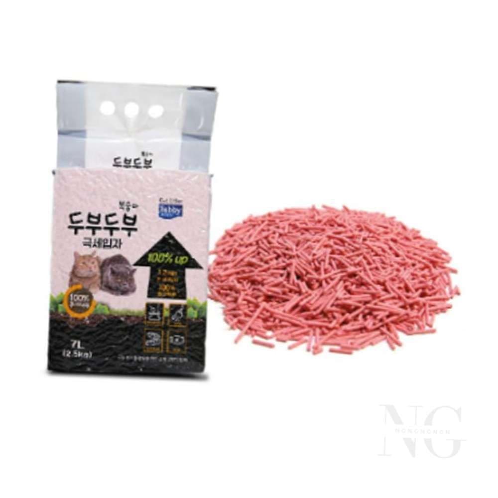 두부두부모래 복숭아 2.5KG X6 냥이모래 고양이두부모래 고양이모레