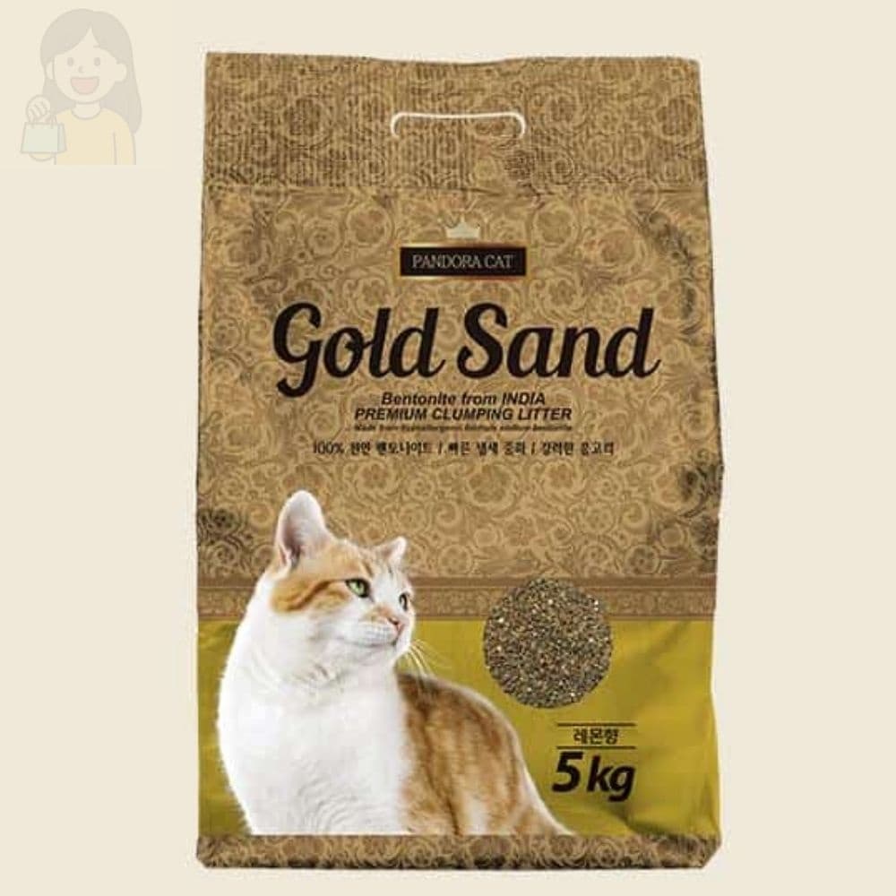 솔선 벤토나이트모래 레몬향 5KG 4개 냄새안나는고양이모래 먼지없는모래 고양이배변