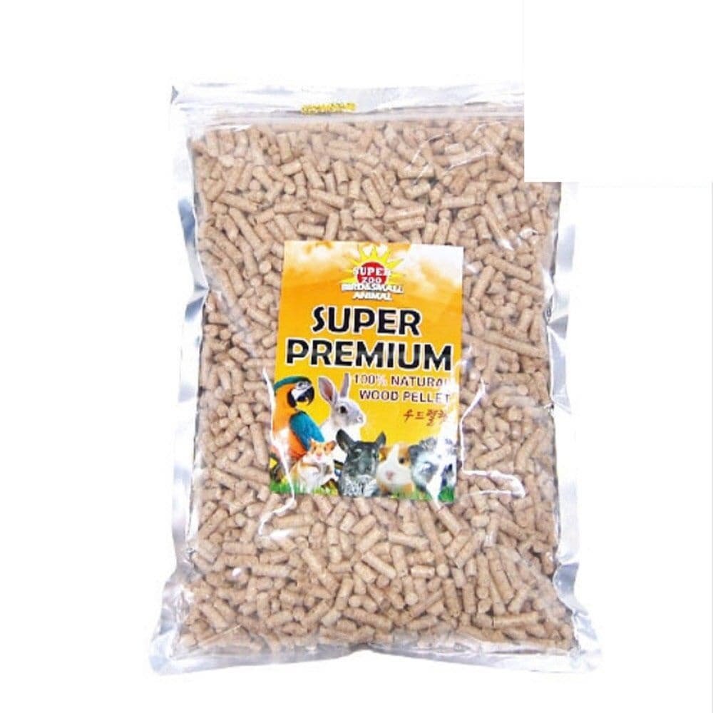 GB가빈몰 슈퍼주 프리미엄 우드펠렛 1.8KG 햄스터용품 목재펠렛 고양이펠렛