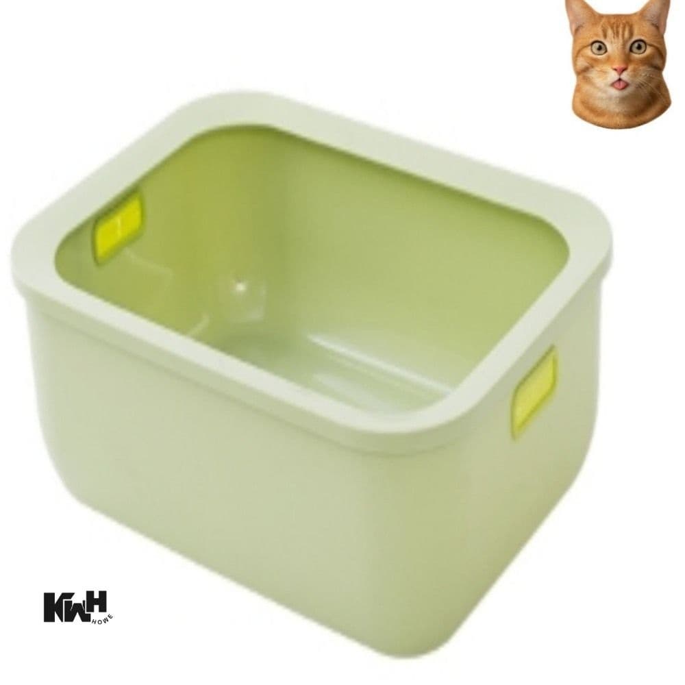 고양이 화장실 그린 냥이화장실 고양이모래그릇 캣화장실 고양이대형화장실