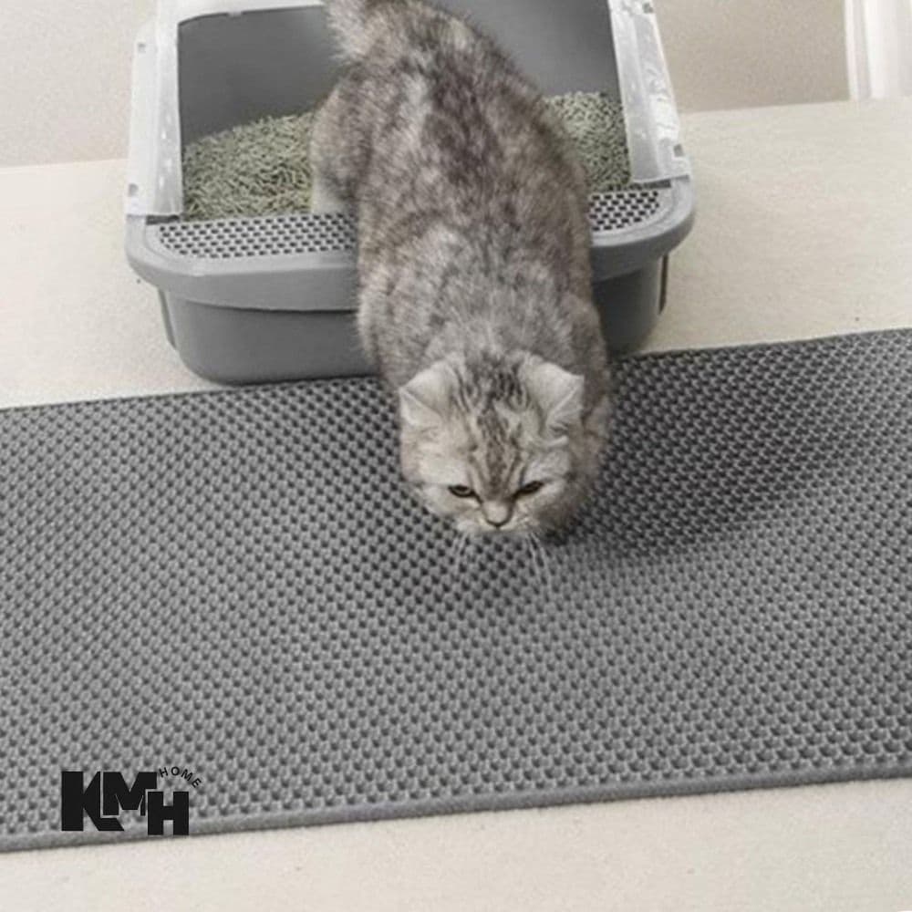 고양이 모래매트 55X75CM 고양이화장실매트 고양이발판 고양이모래발판 고양이배변매트