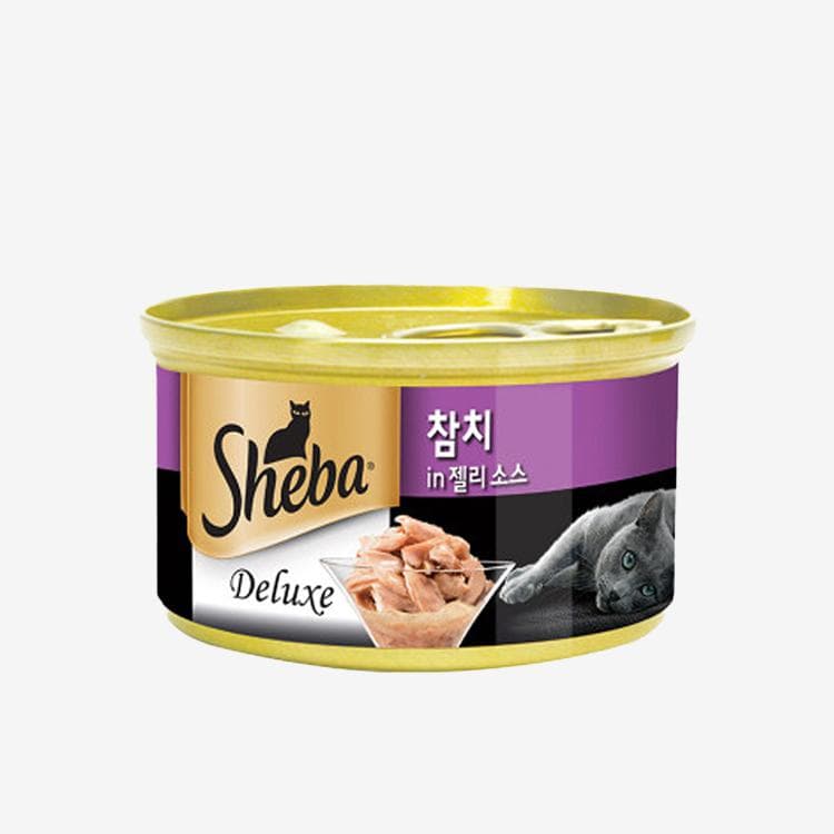 [1개/12개/24개] 쉬바 참치와 젤리 소스 캔 (85g)