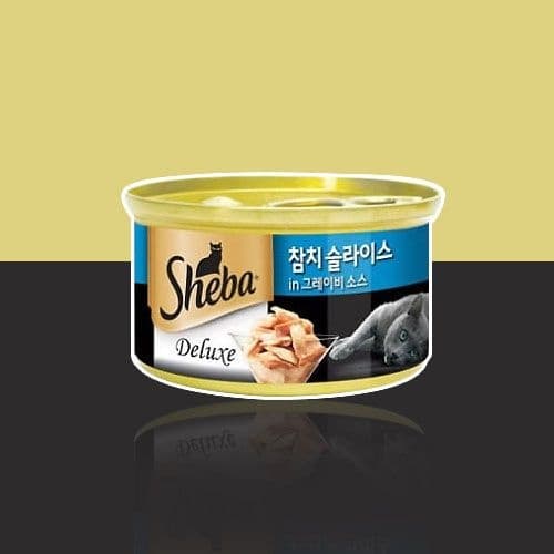 쉬바 고양이캔 참치슬라이스 85g