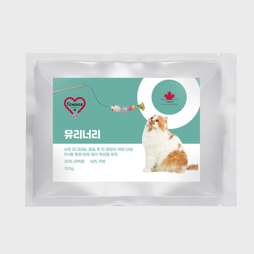 [사료샘플] 퍼스트초이스 캣 유리너리 100g