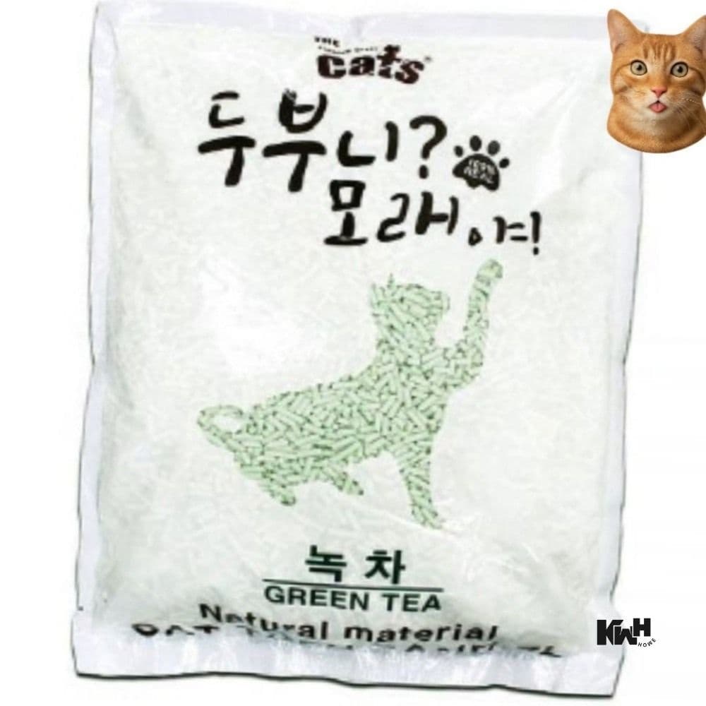 고양이 두부모래 녹차 7L 고양이변기 캣모래 고양이펠렛 고양이모래