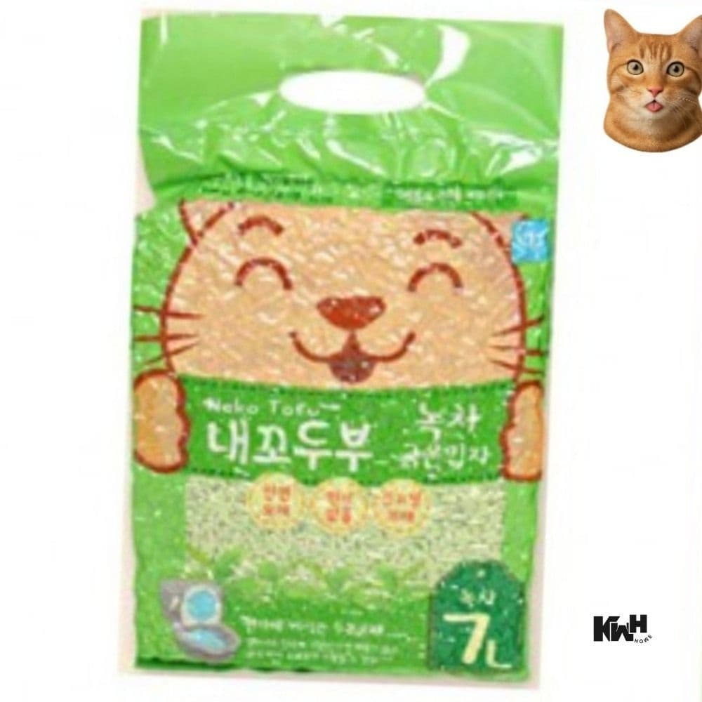 고양이 두부모래 녹차 7L 캣모래 고양이위생 고양이변기 고양이모래