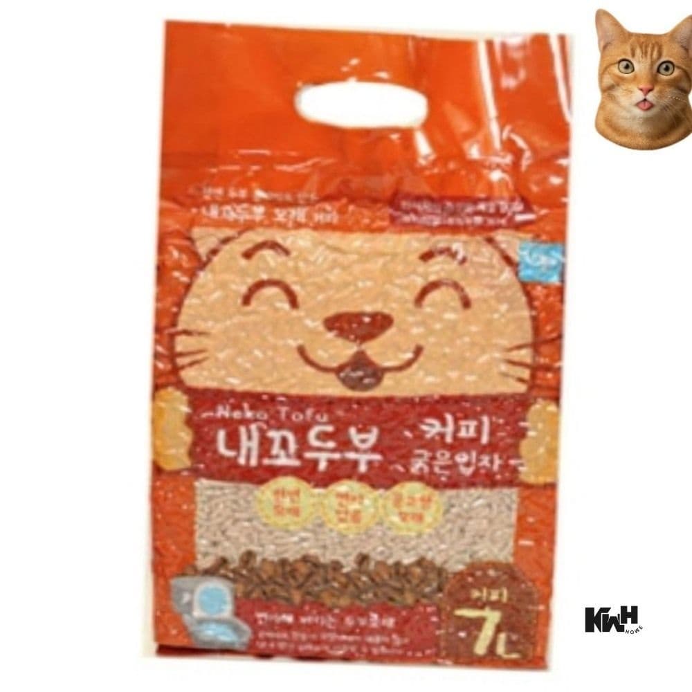 고양이 두부 모래 7L 커피 고양이펠렛 고양이배변 캣화장실 고양이청소