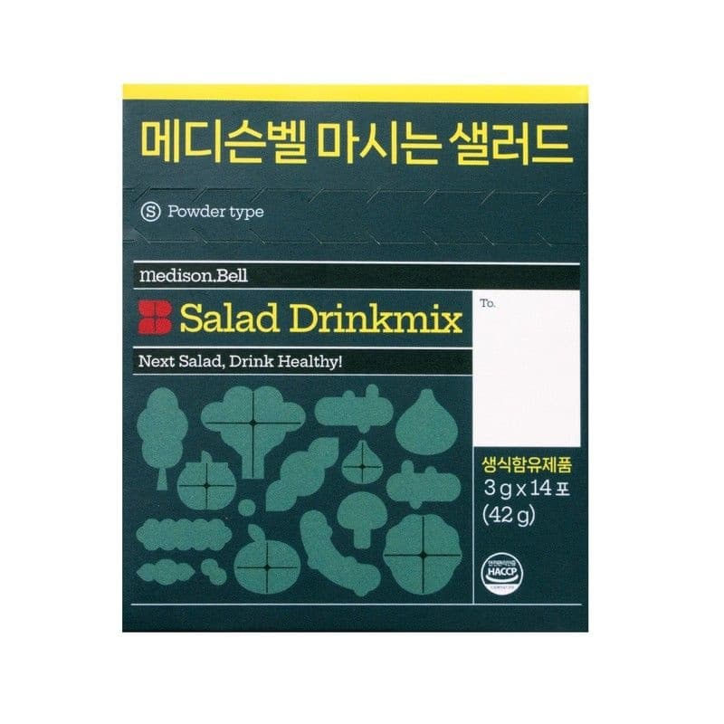 메디슨벨 닥터벨 이종민센터장의 마시는 샐러드 1박스(14포) 생식함유