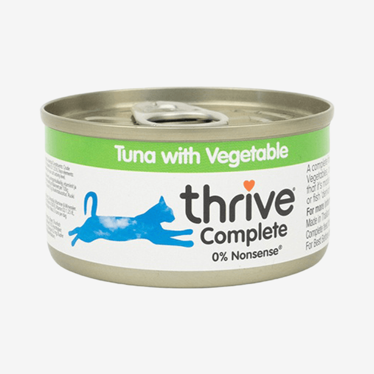 쓰라이브 100% 컴플리트 참치&amp;야채 캔 (75g)