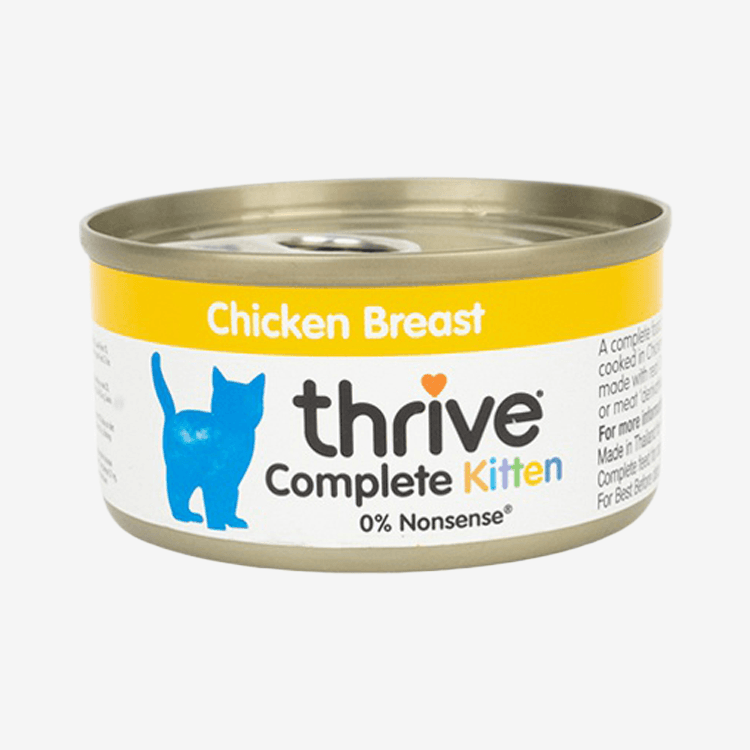 쓰라이브 100% 컴플리트 키튼 치킨 캔 (75g)