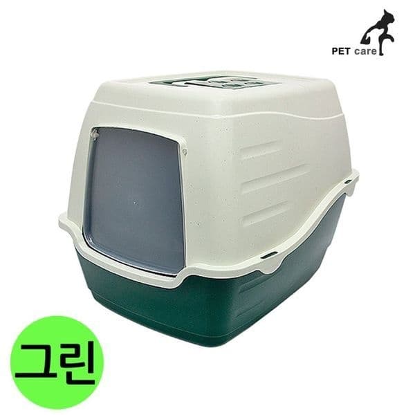[하프클럽]그린 고양이 엠펫 CAT-L20 후드화장실 화장실