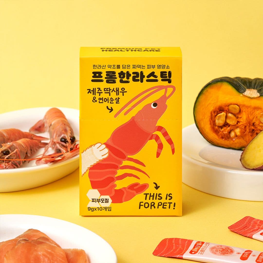 프롬한라 딱새우&amp;연어순살 스틱 9g*10p