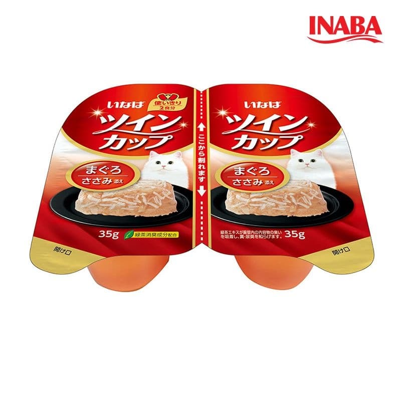 이나바 챠오 트윈컵 70g 참치+닭가슴살