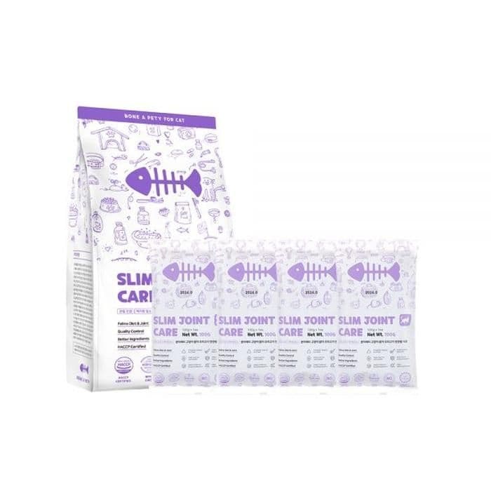 본아페티 고양이 사료 슬림앤조인트 케어 포캣 1kg + 샘플 100g X 4개