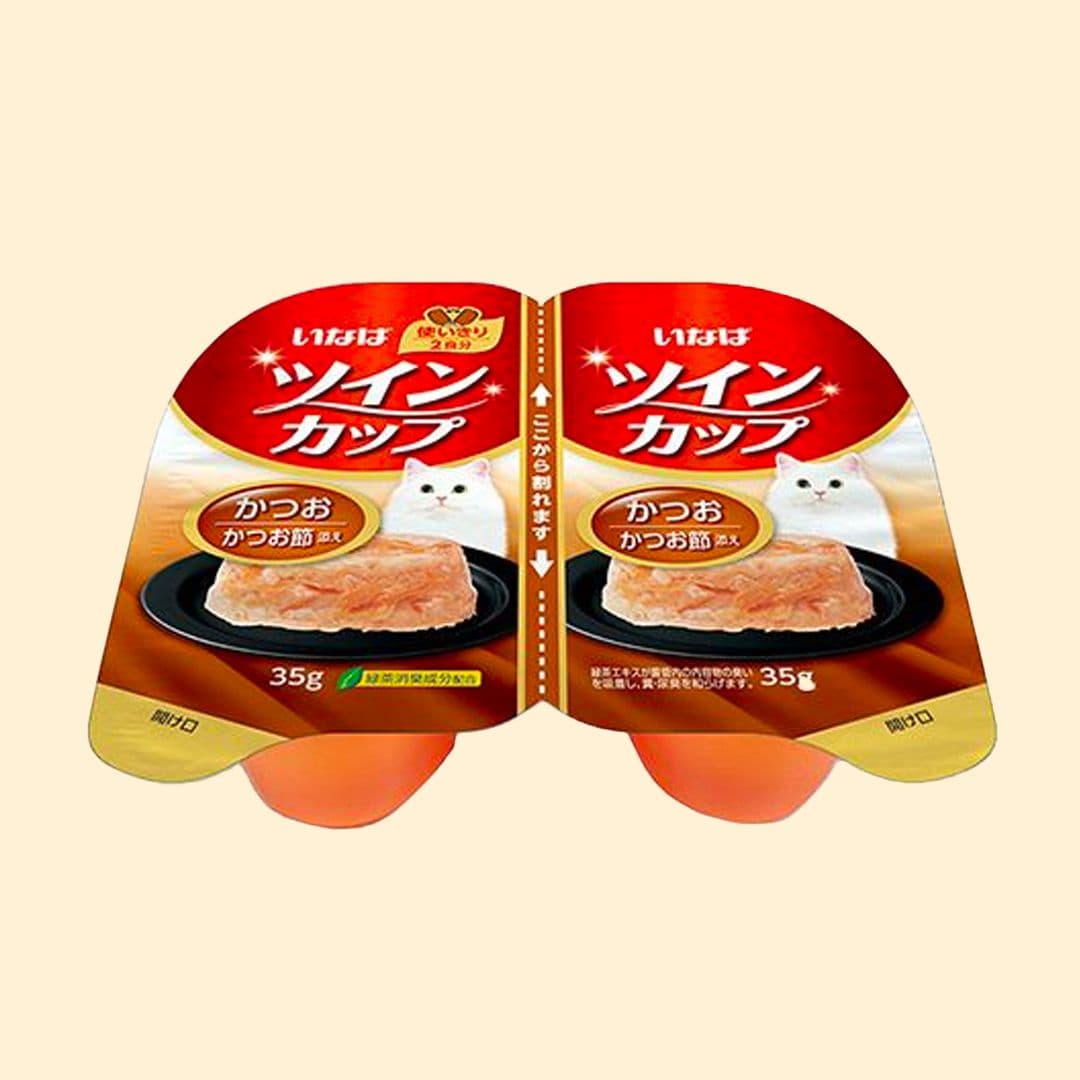 이나바 캣 트윈컵 가다랑어&amp;가쓰오부시 70g