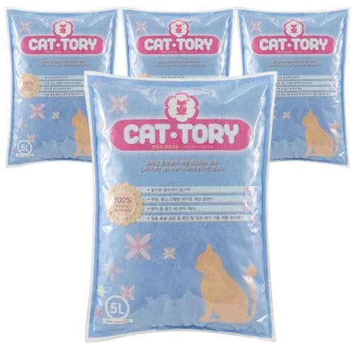 캣토리 캣토리 벤토나이트 고양이모래 무향 15L x 2개 - 5L x 4개