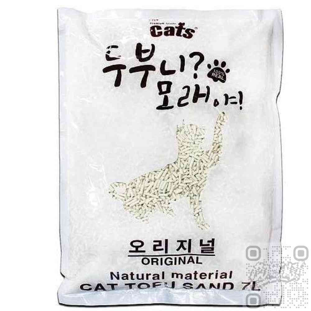 제이엔쓰리 고양이 모래 7L 약2.78KG 고양이탈취모래 변기에버리는모래 두부모래오리지널