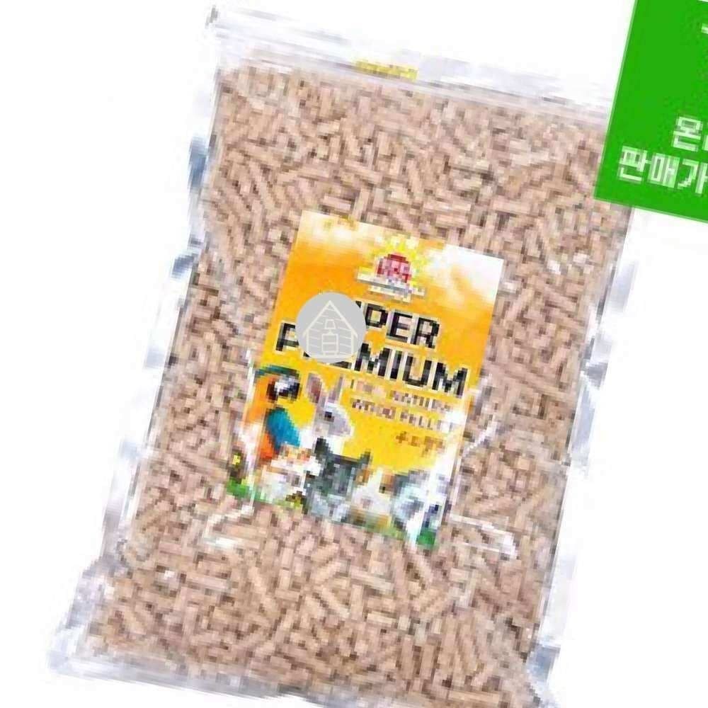 슈퍼주 우드펠렛 1.8KG 기니피그펠렛 고양이펠릿 햄스터용품