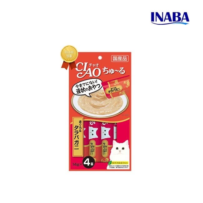 이나바 챠오츄르 고양이간식 (sc-108) 참치&amp;게 56g