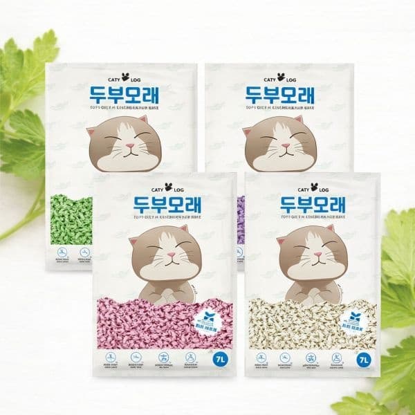 고양이모래 고양이 화장실 탈취 두부모래 4종