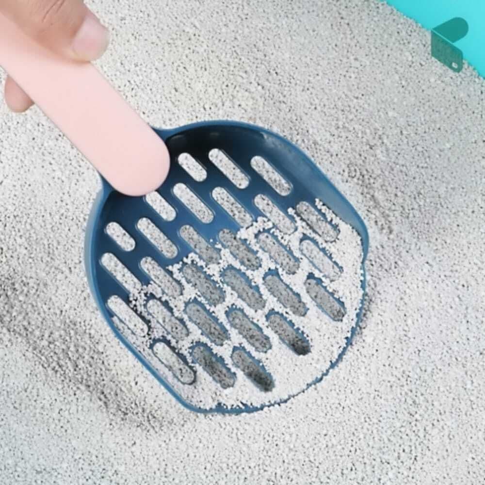 모래삽 받침대 세트 고양이 접착식 핑크 화장실 거치대 스쿱 커머스픽JL