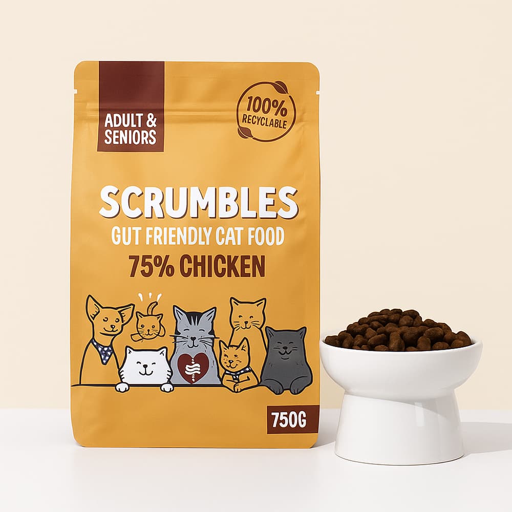 [무료배송] 스크럼블즈 캣 어덜트 앤 시니어 치킨 750g