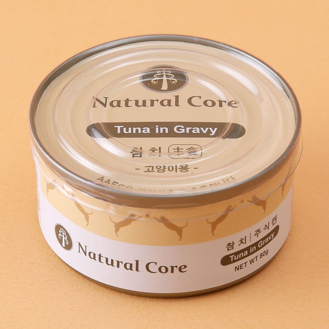 네츄럴코어 캣 참치 캔 80g