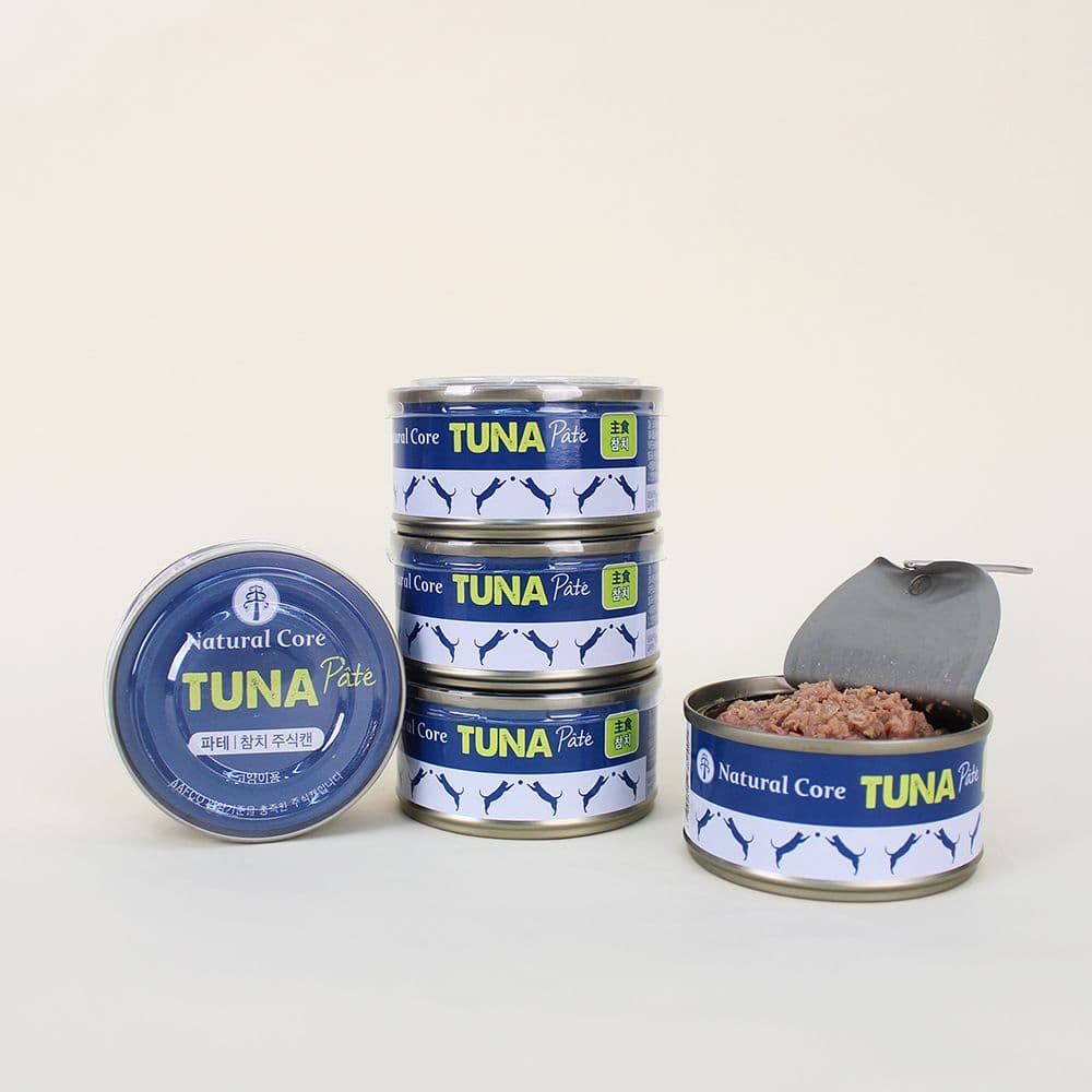 네츄럴코어 캣 치킨&amp;참치 파테 캔 85g