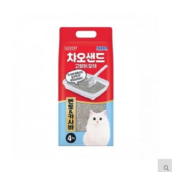 고양이응고형모래 고양이모래 벤토카사바 4kg 응고력 좋고 먼지 적은