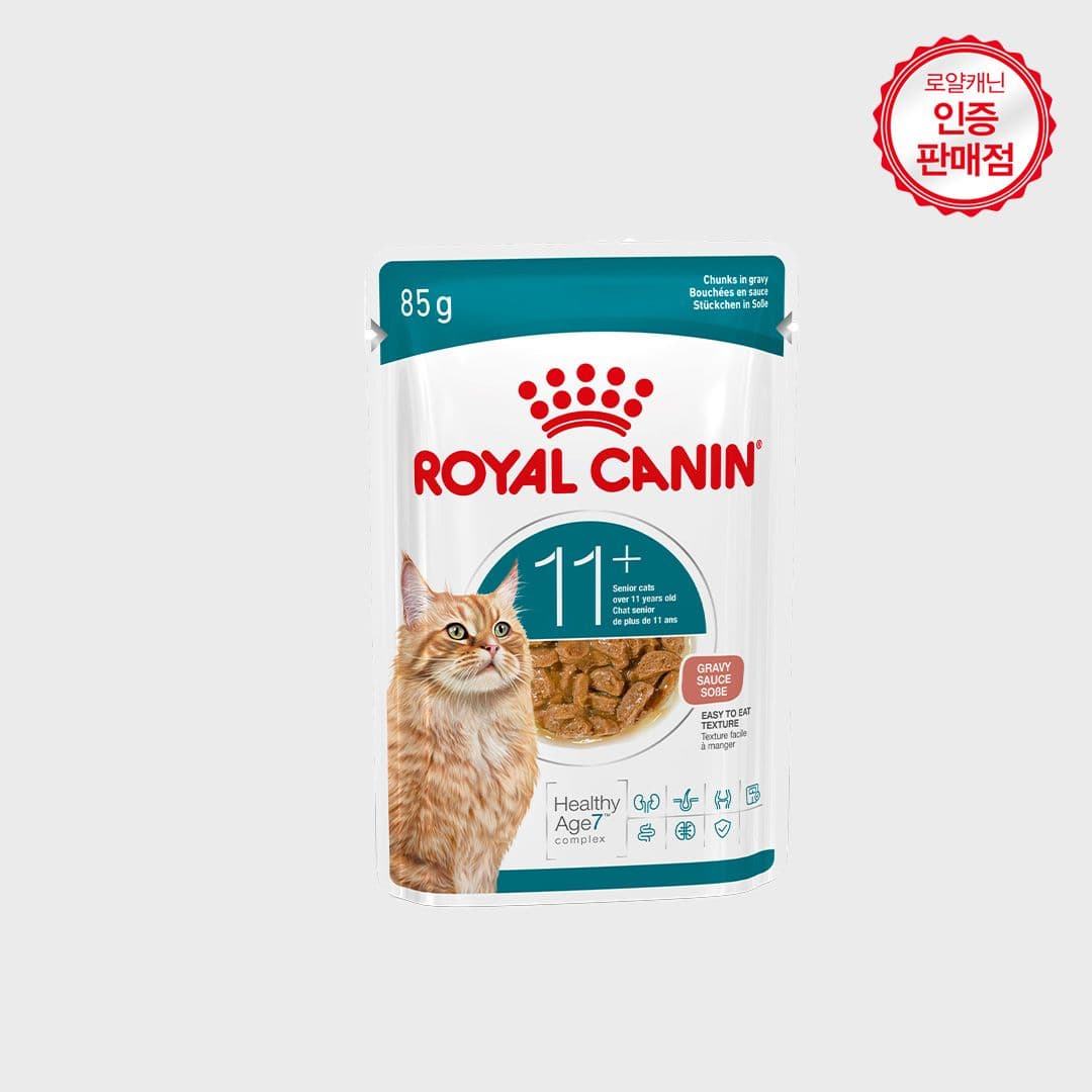 로얄캐닌 캣 에이징 11+ 파우치 85g 노령묘