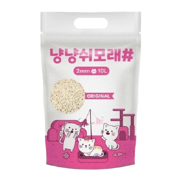 오리지날10L 1개 고양이 두부모래 무향 고양이모래