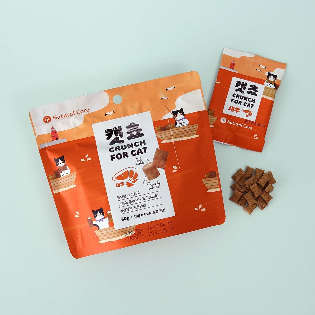네츄럴코어 캣쵸 새우 60g