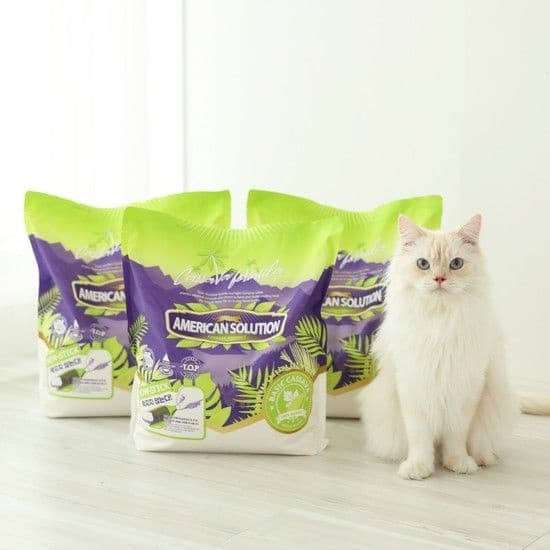 카사바 베이직 4.55kg 먼지없는 고양이모래 x3봉(1박스)