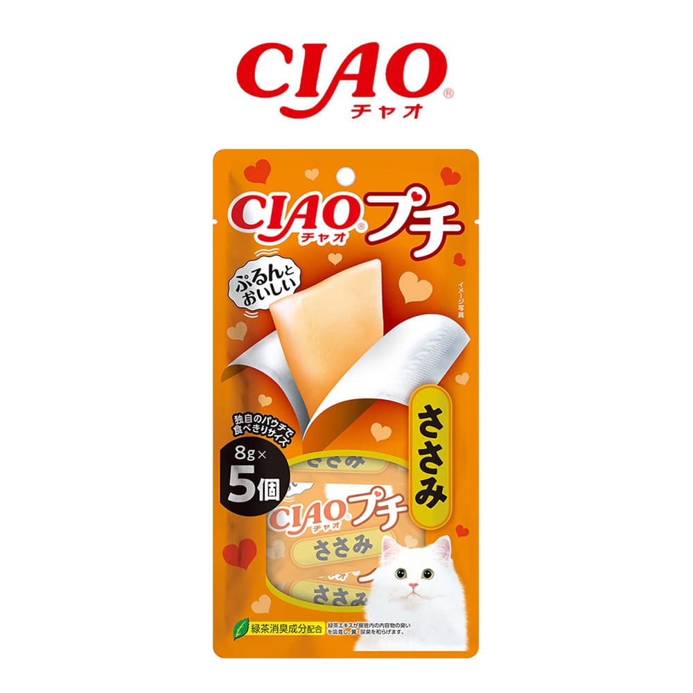 이나바 챠오 쁘띠 고양이 간식 닭가슴살 8g 5P