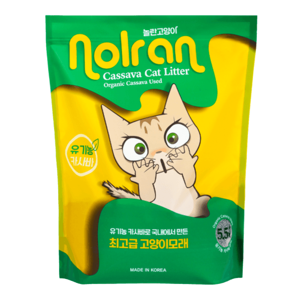 /놀란고양이 놀란고양이 카사바모래 5.5L 고양이모래