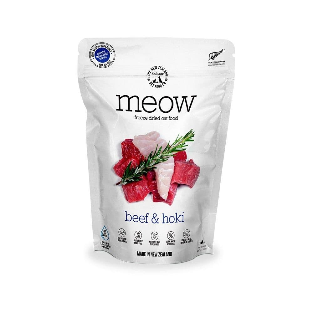 먀오 편리한 전연령 호키 사료 비프 동결건조 고양이 소고기 280g