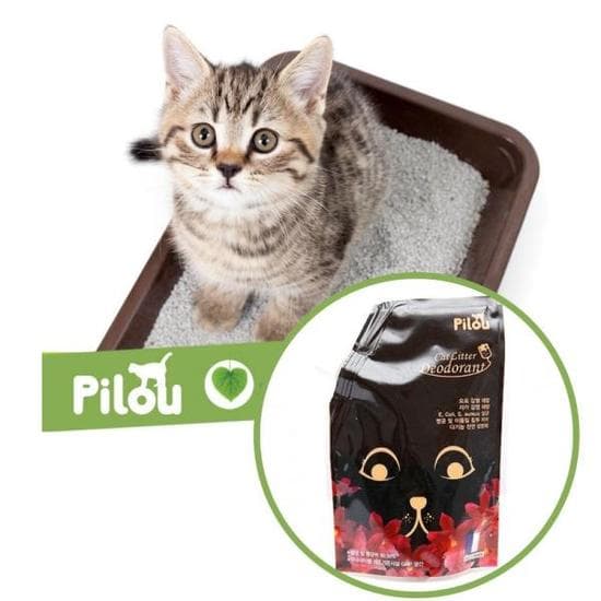 필루 고양이 모래탈취제(허니써클향) 화장실 살균 악취제거