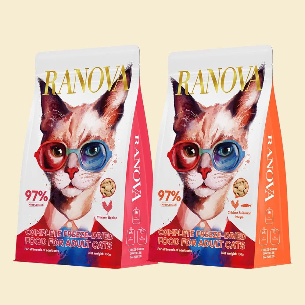 페슬러 라노바 캣 동결건조 사료 2종 (치킨/치킨&amp;연어) 100g