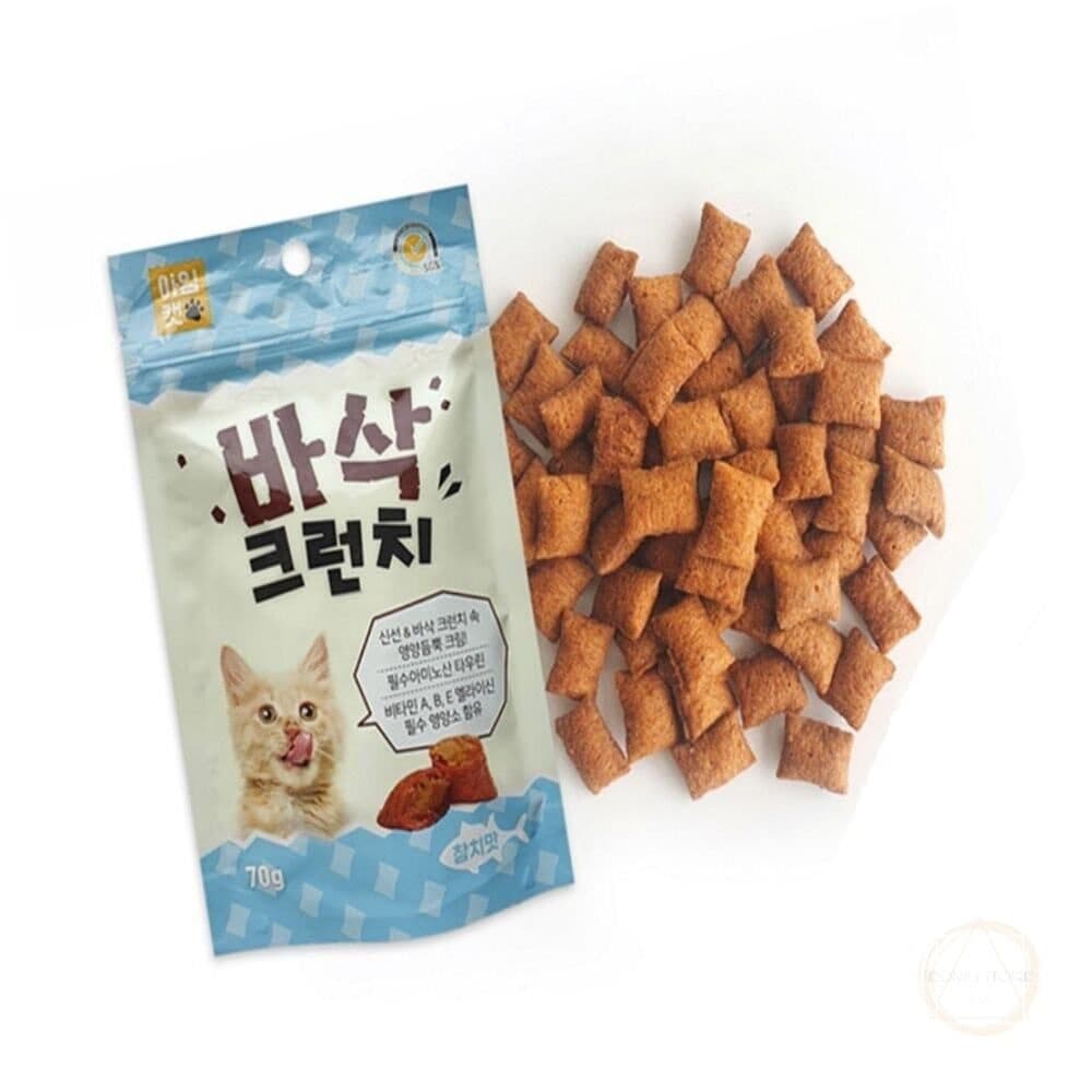 무지스토어 아임캣 바삭 크런치 70G 참치맛 고양이건식간식 고양이크런치 고양이가좋아하는간식