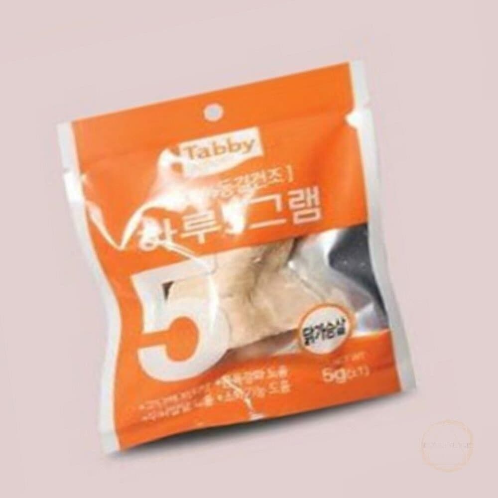 무지스토어 테비 하루5그램 동결건조 닭가슴살 강아지건조간식 동결건조트릿 동결건조고양이간식