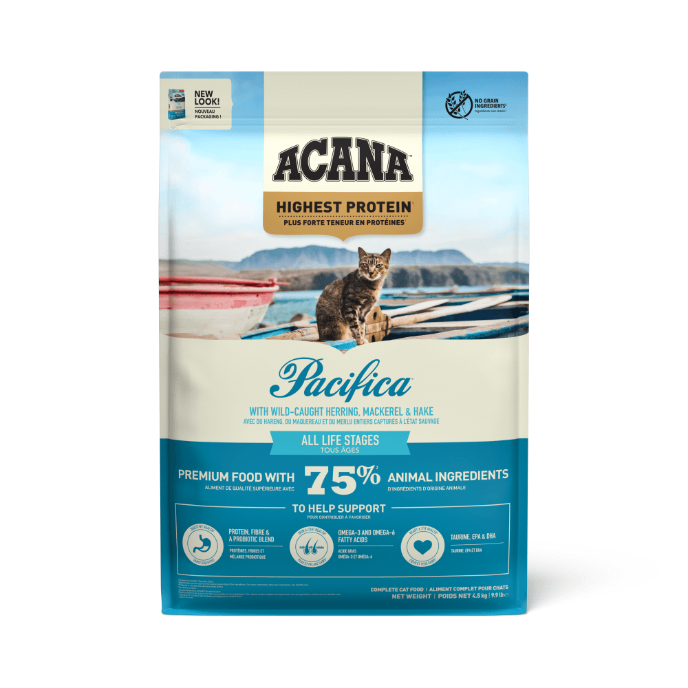 아카나 바삭바삭한 고양이건식사료 소분봉투 쉐킷동결 패시피카 200g 4.5kg